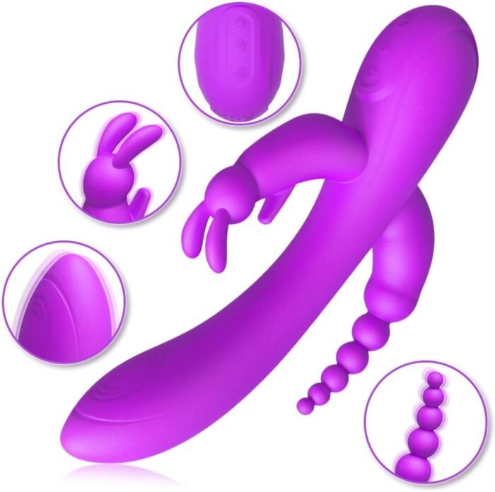 Vibrator Wand G Spot Vibrator Dildo Thrusting Vibrator Anal Dildo for Women 12 Vibrating Modes Anal Vibrator Waterproof Dildo Rechargeable Sex Toys for Women and Couples - Image 4