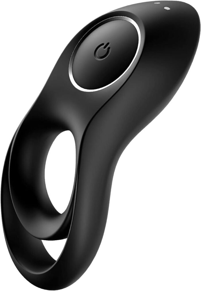 Satisfyer Legendary Duo | Penis Ring | 12 Vibration Programs | Waterproof (IPX7) | Rechargeable Battery | Skin-Friendly Silicone