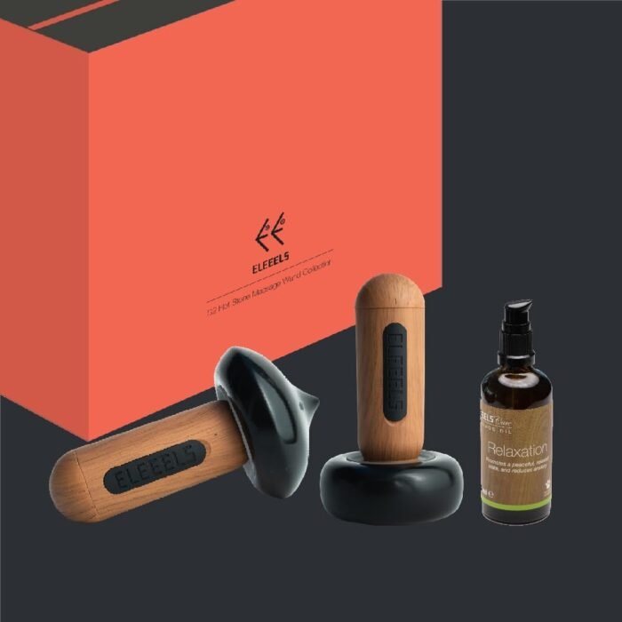 Electric Hot Stones Foot Neck Massager Wand Set with 100ml Aromatherapy Massage Oil, Fathers Day Dad Gifts, Birthday Gifts, Back Massager for Pain Relief Deep Tissue, Adjustable Heat - Image 7