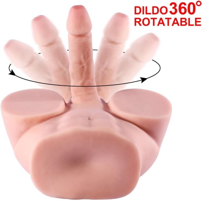 Realistic Male Sex Doll for Women Hands Free masturbators Huge Dildo Gay Sex Toys Men Anal masturbator Female Adult Dolls Sex Toy Real Life Size Torso Female masturbador Silicone Big Penis - Image 3