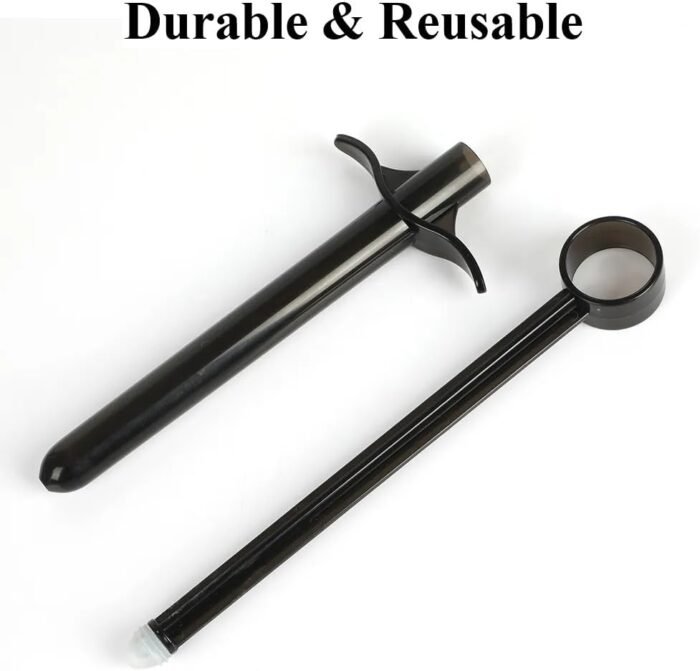 Enema Lube Injector Reusable Lubricant Launcher Syringe Applicator with Precise Scales Anal Vaginal Inject Sex Toys for Adult Men Women Gay Couples - Image 3