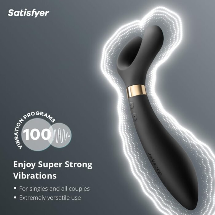 Satisfyer Endless Fun | Multivibrator | G-Spot | Clitoris Stimulation | 3 Strong Power Motors | 180-Degree Rotatable Head | 100 Vibration Combinations | 29+ Use Applications | Waterproof (IPX7) - Image 2