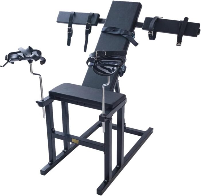 Gyno Chair Spanking Bench Adjustable Arm Splints & Wide Leg Stirrups BDSM Restraint Adult Bedroom Play Furniture