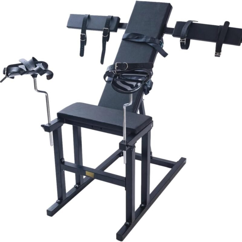 Gyno Chair Spanking Bench Adjustable Arm Splints & Wide Leg Stirrups BDSM Restraint Adult Bedroom Play Furniture