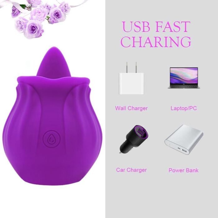 Roses Toy 2025 Newly Clitioral Sucker Powerful Womens Viboators Quiet Rose Viboatorr Waterproof Flower Vibration The Rose Adult Toy for Women 10 Speeds Couple Games Adult Bedroom XV2214 - Image 3