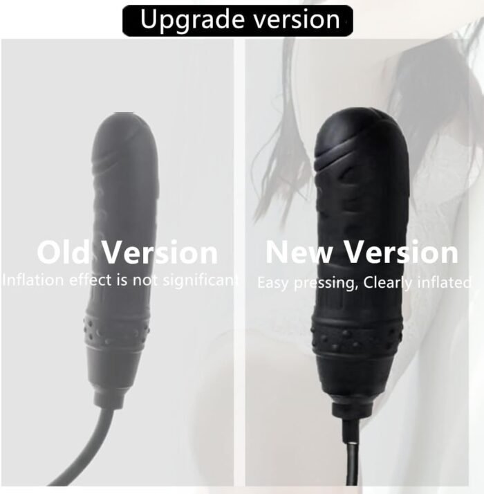 Expand Inflatable Dildo, Body-Safe Medical Grade Waterproof Butt Sex Toy, Anal Plug Sex Toy, Resizable Enema Toy with Balloon Pump & Anal Easy Trainer for Beginner Gays - Image 4