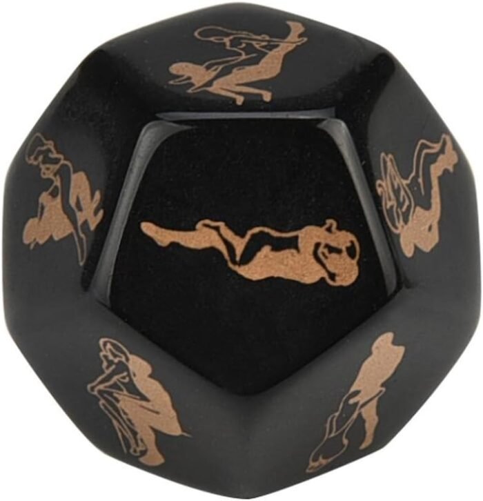 Adult Couples Dice Set, 4 Pcs Naughty Dice Game, Red, Hexahedron, Acrylic - Image 5