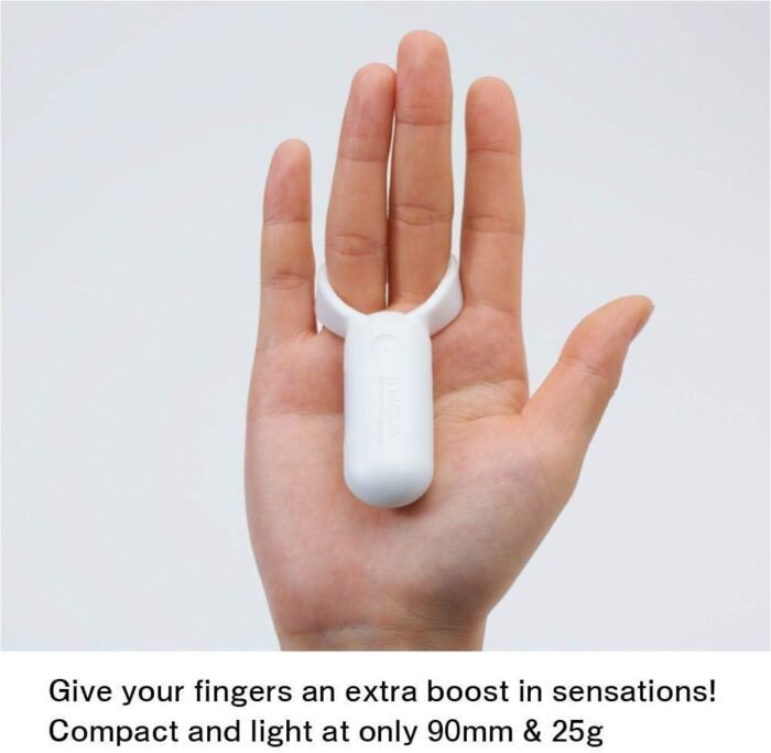 TENGA Smart Vibe Vibrating Ring Rechargeable Dual Partner Stimulating Vibrator TSV002 Pearl, White, 1 Count - Image 3