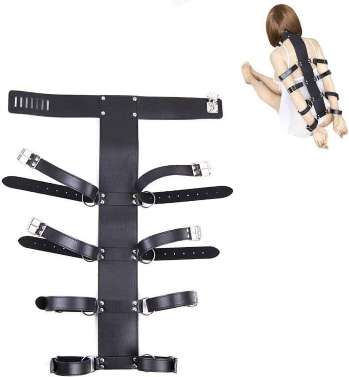 FST Restraints Kit Slave Frisky Handcuffs Set Bandage BDSM Collar Role Play Slave Sex Game for Couple Role Play