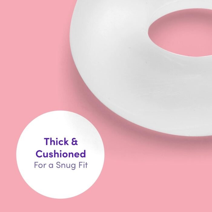 Lovehoney Donut Cock Ring - Ultra Thick Stretchy Penis Ring - Snug & Comfortable - Waterproof - Clear - Image 2