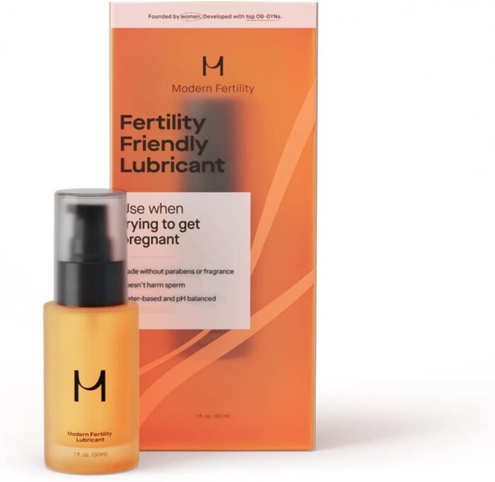 Modern Fertility Lubricant | Fertility Friendly for Women and Couples Trying to Conceive, Doesn't Harm Sperm or Eggs, pH Balanced & Water-Based, Easy to Apply, Hormone & Paraben Free | 1 Oz