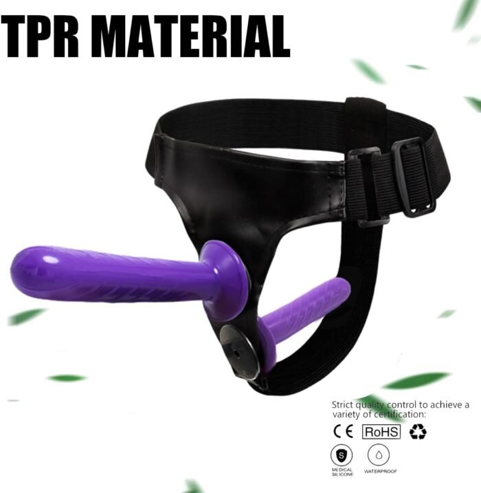 Strap-On Dildos for Women Anal G-spot Stimulation Prostate Massager Adult Sex Toys Couple Lesbian Adjustable Harness Strapless Strap On 2 Realistic Dildos