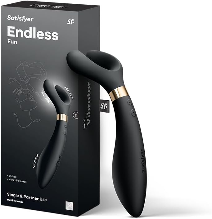 Satisfyer Endless Fun | Multivibrator | G-Spot | Clitoris Stimulation | 3 Strong Power Motors | 180-Degree Rotatable Head | 100 Vibration Combinations | 29+ Use Applications | Waterproof (IPX7)