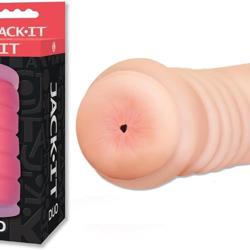 Sex Toy Couples kit of Jack-It Duo, Cherry and Icon Brands Vibrating Pussy Stroker Lily Ivy