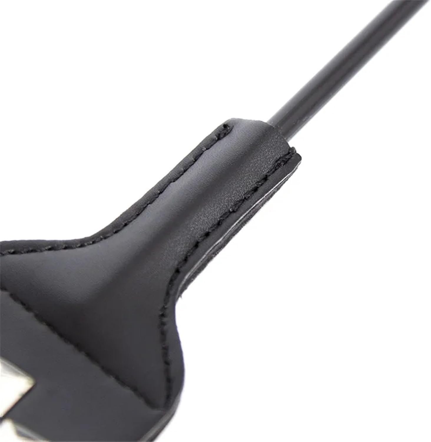 Adults Fetish Sex Toys for Woman Soft Feather Tickler Naughty BDSM Bondage Fancy Dress Sex Whip Flirting Spanking Paddle Flogger, Black - Image 6