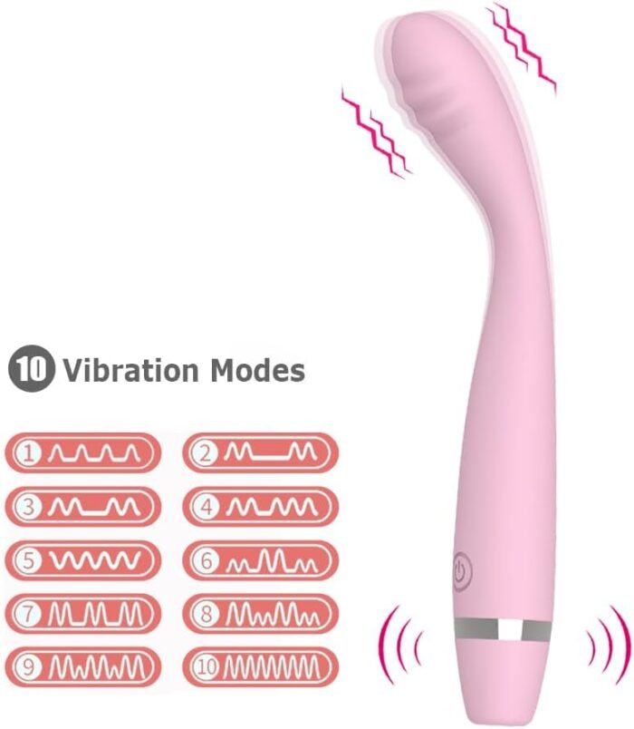 10 Modes Quiet Powerful Massage Stick for Women Relaxion Pleasure，Waterproof Rechargble Handheld Electric Travel Pocket Portable Massage QP03194 - Image 3