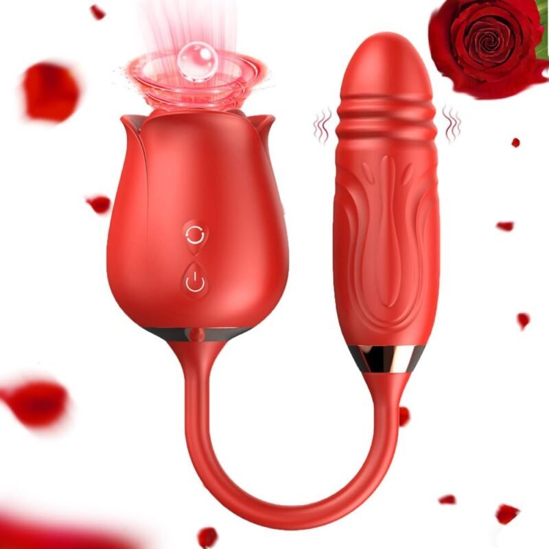 Roses Toy 2025 Newly Clitioral Sucker Powerful Womens Viboators Quiet Rose Viboatorr Waterproof Flower Vibration The Rose Adult Toy for Women 10 Speeds Couple Games Adult Bedroom XV1891