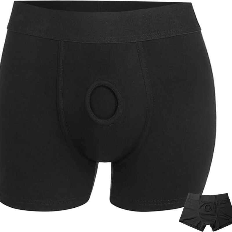 Harness Pants Strapless Underwear for Men Women Boxer Briefs