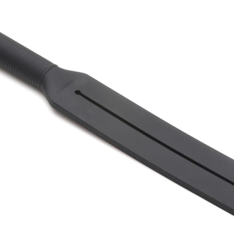 Master Series Stung Dual Tip Silicone Tawse BDSM Paddle. Spanking Paddle Tool, Flogger Sex Whips and Sex Bondage Toys for Adult Women, Men and Couples. 15 Inches Long, Black