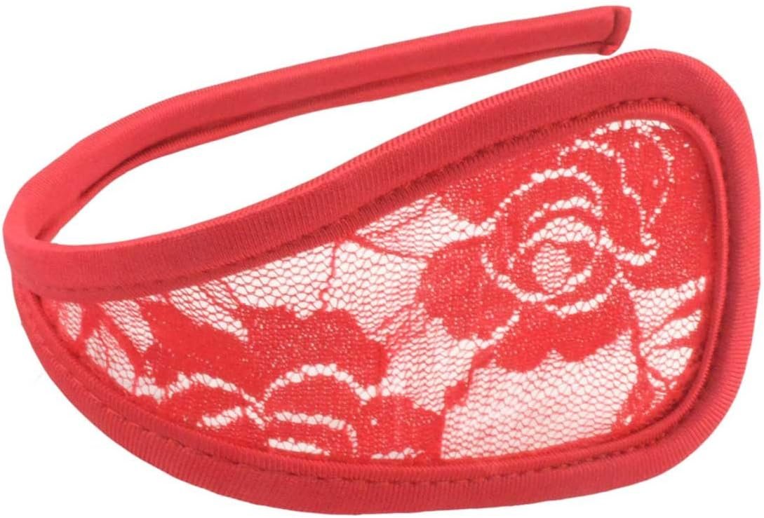 Womens C String Underwear, C-String Sheer See-Through Panty Seamless Sexy Lingerie for Bachelorette/Valentine's Day U-YX103