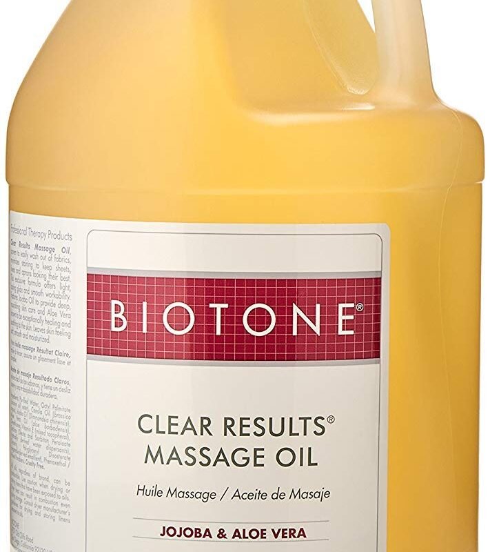 Biotone Clear Results Massage Oil, Gallon