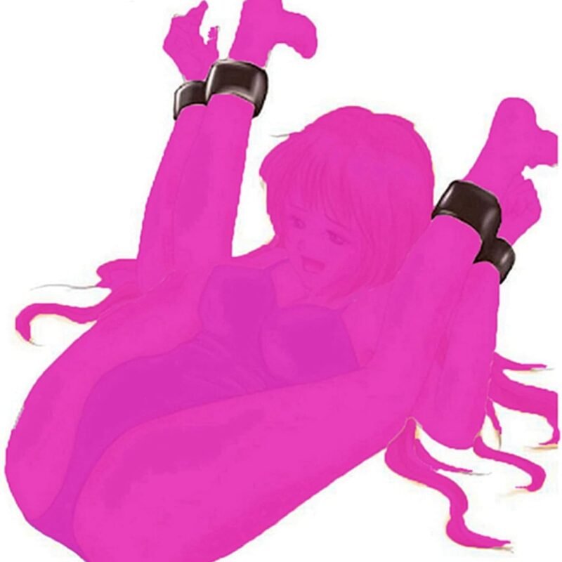Bed Bondaged Kit Adult Sex Playing Bed and Handcuffs tools Sex Resistance Bands with Ankle Strap Bondaged Restraints Sex Set for Bed Bondaged Rope Cord & Rope BDSM Ankle Leg Cuff Restraint Set Sweater