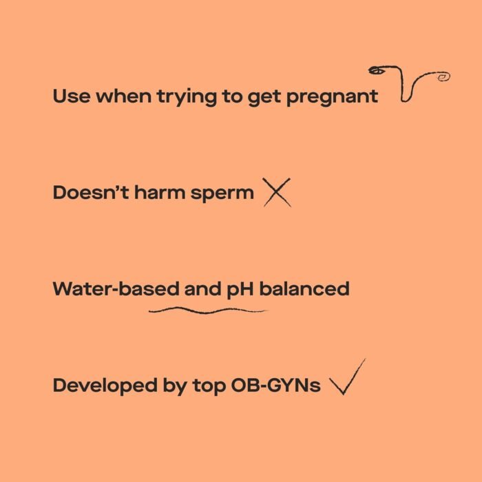 Modern Fertility Lubricant | Fertility Friendly for Women and Couples Trying to Conceive, Doesn't Harm Sperm or Eggs, pH Balanced & Water-Based, Easy to Apply, Hormone & Paraben Free | 1 Oz - Image 3