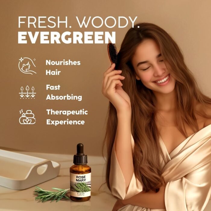 100% Pure & Natural Rosemary Oil for Hair, Skin, Aromatherapy & DIY Soap Making (4 Fl Oz / 118 ml) - Image 3