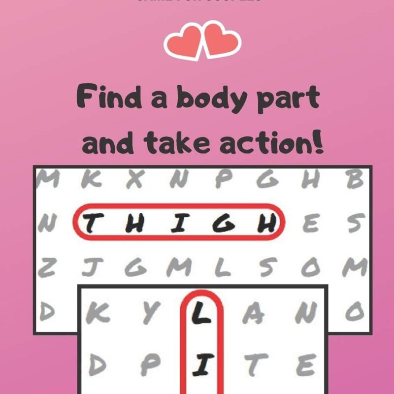Valentine's Day Game for Couples: Word Search Challenge for Adults | Naughty Foreplay | Large Print | Romantic Puzzle Book | for Boyfriend, Girlfriend, Husband or Wife