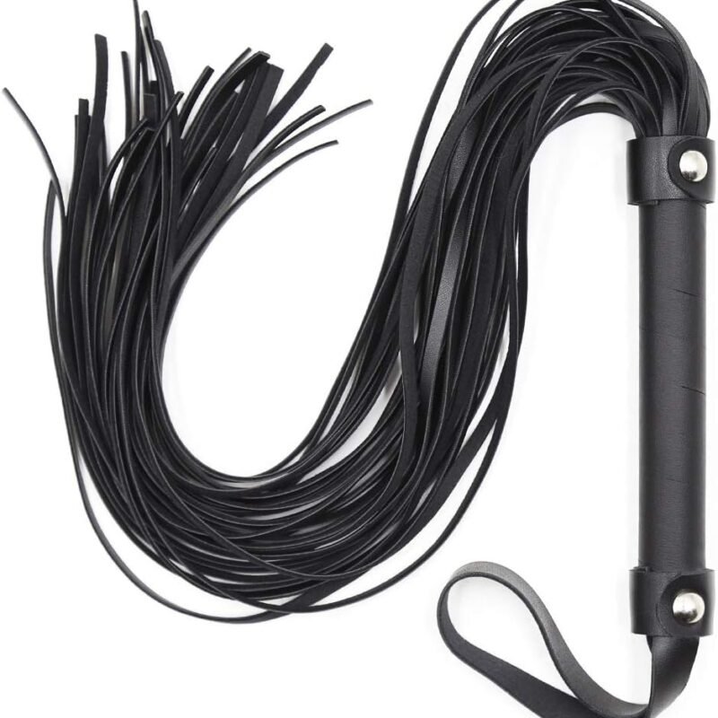 BDSM Leather Whip French Tickler Spanking Paddle BDSM Sex Set Flogger Riding Crop for Sex Play Adult Feather Tickler for Couples Sex Toys