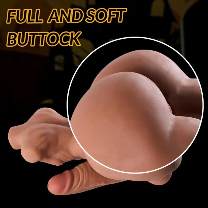 Realistic Male Sex Doll with Insertable Large Torso Dildo Soft, Gay Sex Doll with Huge Penis and Tight Anus, 2 in 1 Muscular Male Masturbation Stick Adult Toy Sex Dolls - Image 4