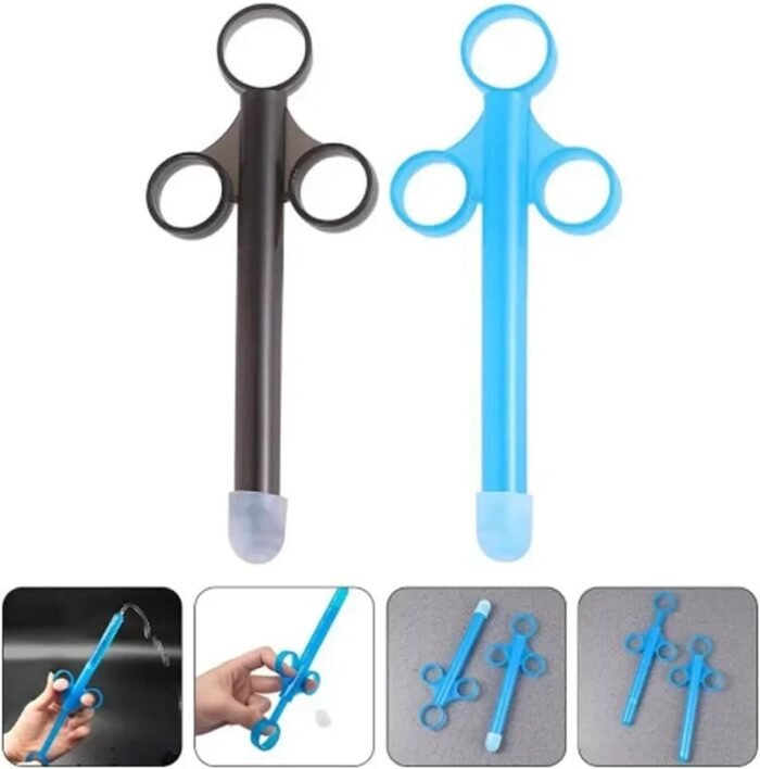 Anal Lube Applicator Adult Sex Toys for Couples, Sex Lube Injector Anal Ennma Syringe Injecter Lubricant Applicator, Reusable Silicone Lube Anal Vagnnal Lube Shooter Health Care for Men Women Couples - Image 3