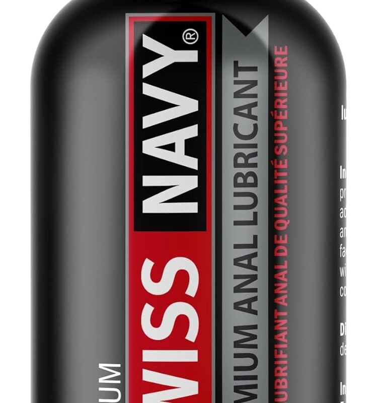 SWISS NAVY Silicone Based Personal Lubricant & Anal Lubricant Gel for Men, Women, Couples, Latex-Safe Long Lasting Personal Lubrication, Works Underwater, Paraben Free & Glycerin Free, 1 Oz