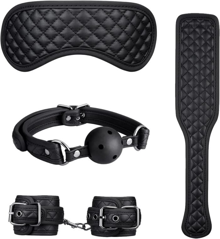 Sex Bondage BDSM Restraint Kit - 7-Piece Set | Sex Toys Premium Sex Toys, Equipment & Accessories - Image 5