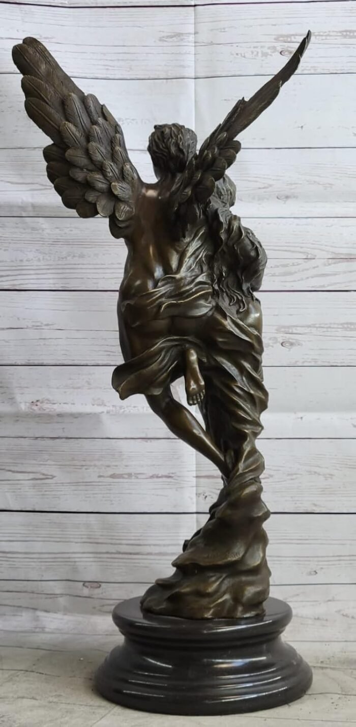 Handcrafted Detailed Two Special Lover Nude Erotic Bronze Sculpture 27 LBS Statu Decorative Artwork Sale Gift by Think Bronze - Image 4
