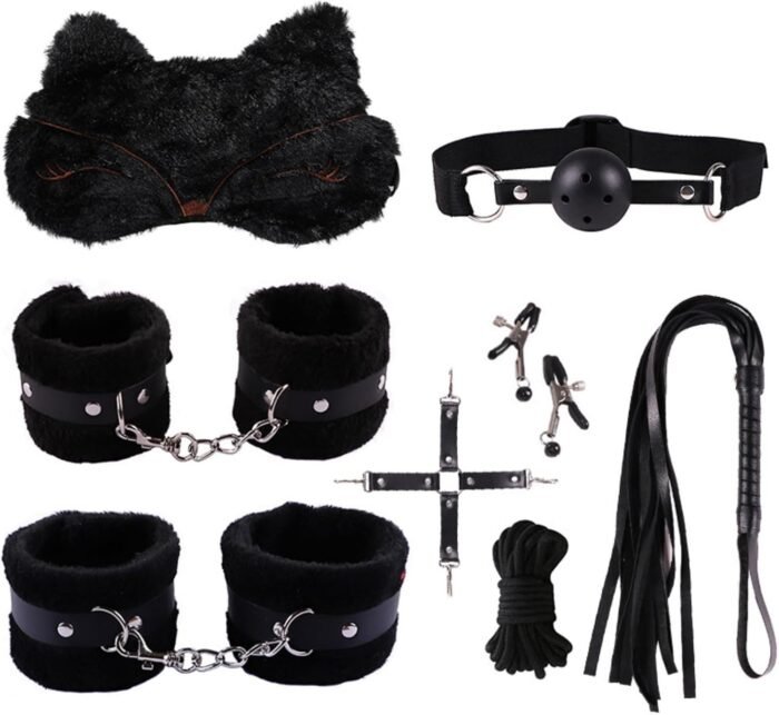 2024 Sex Bondage Sex Things for Couples Kinky Kits Fetish Handcuffs Ankle Cuff Toys Adult Games Foreplay Toys for Couples Sweaters KM27-9