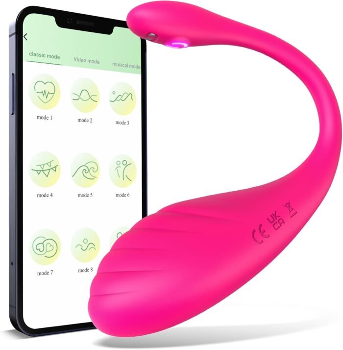 Sex Toys Vibrators Adult Toy - Remote Vibrator with App Control Vibradores, G Spot Vibrator with 9 Powerful Vibrations, Waterproof Clitoral Stimulator Couples Sex Toy for Women