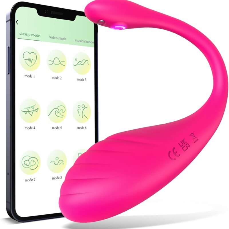 Sex Toys Vibrators Adult Toy - Remote Vibrator with App Control Vibradores, G Spot Vibrator with 9 Powerful Vibrations, Waterproof Clitoral Stimulator Couples Sex Toy for Women