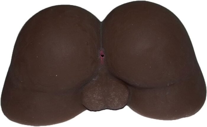Male Masturbator Full Silicone Black Man Butt Ass with Testicles and Anal Holes Sex Doll for Male&Gay - Image 4