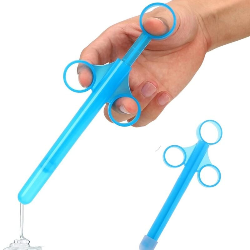 Anal Lube Applicator Adult Sex Toys for Couples, Sex Lube Injector Anal Ennma Syringe Injecter Lubricant Applicator, Reusable Silicone Lube Anal Vagnnal Lube Shooter Health Care for Men Women Couples
