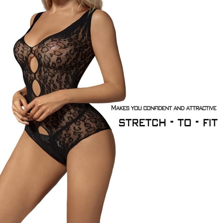 Sexy Lingerie for Women Naughty Fishnet Lingerie Set Bodysuit Outfits Teddy Babydoll Erotic Mesh Women’s Outfits - Image 5