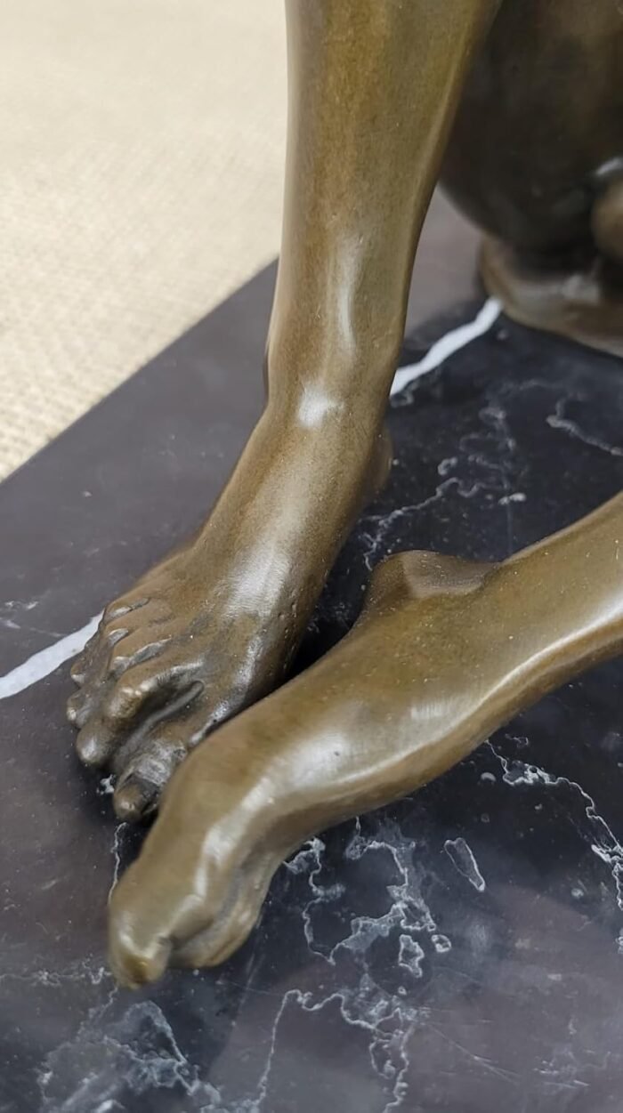 Hot Cast Bronze Lustful Devil Satyr Faun - Art Deco Erotic Sculpture by Milo Decorative Gift Decor Artwork by Think Bronze - Image 8