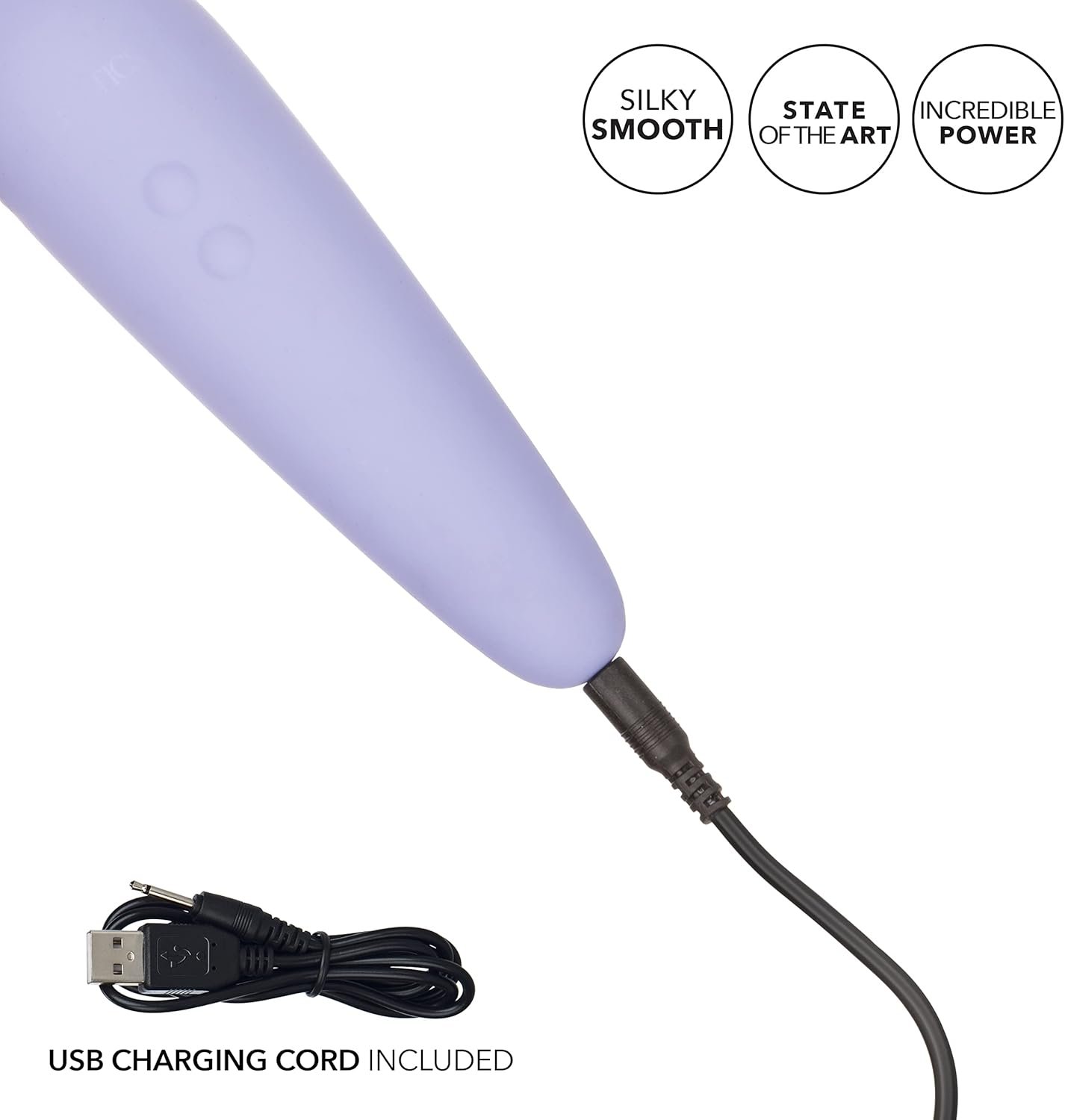 CalExotics Miracle Massager - Waterproof Sex Toys for Couples - Rechargeable Body Massager - Adult Multi-Function Vibe – Purple - Image 4