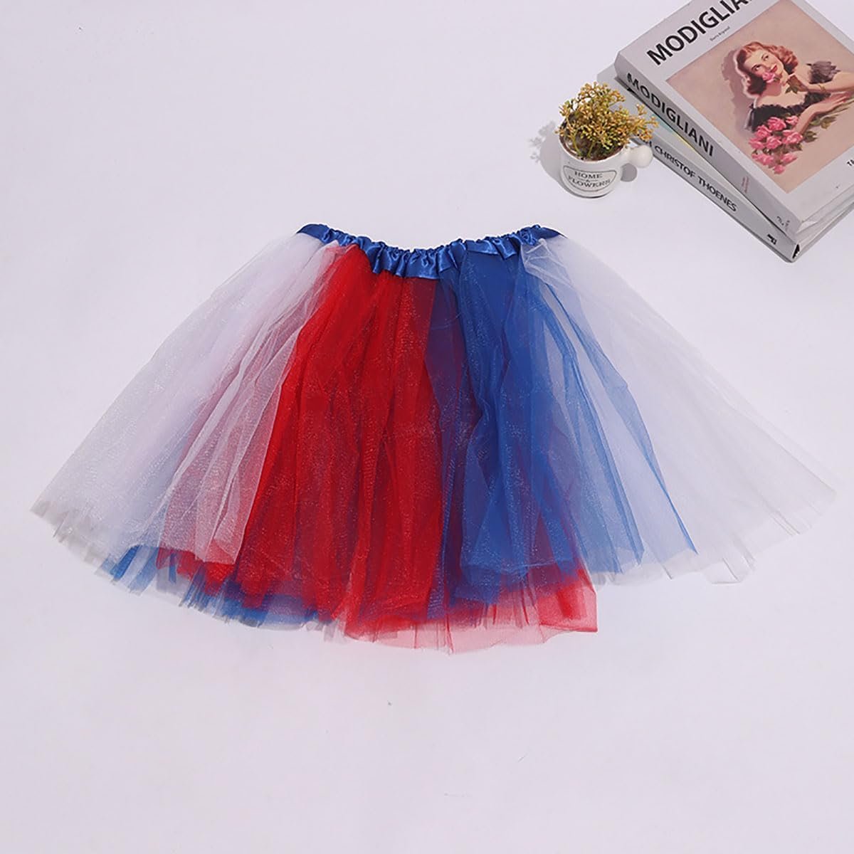 Adult Gay Toy Fox Tail Furry Anal Butt Plug Animal Independence Day Party Costume American Flag Earring Tutu Headband Sex Dice Set 5PC - Image 4
