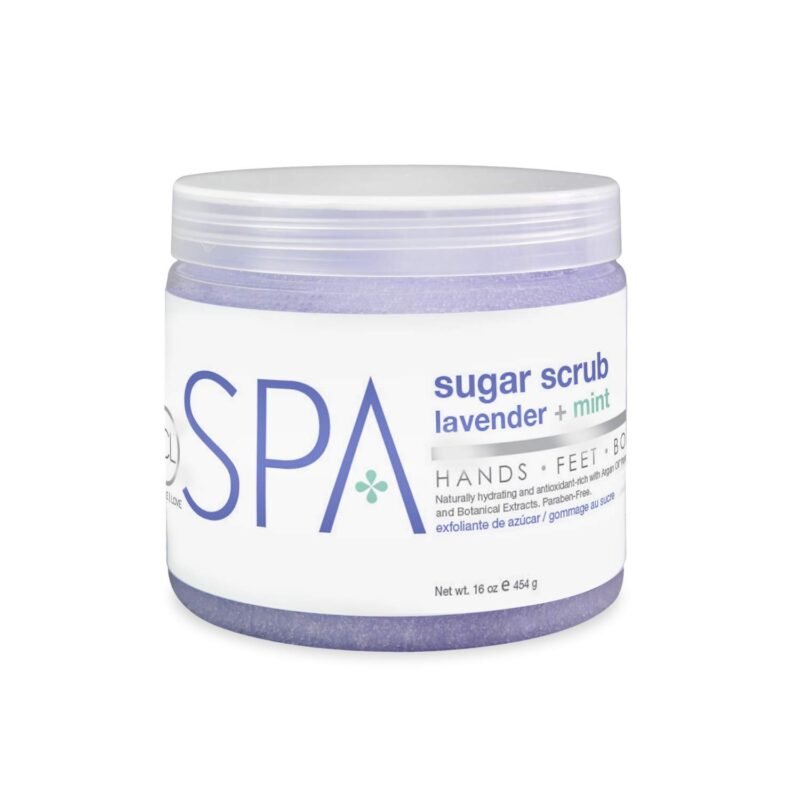 BCL SPA Sugar Scrub Lavender + Mint, 16 oz