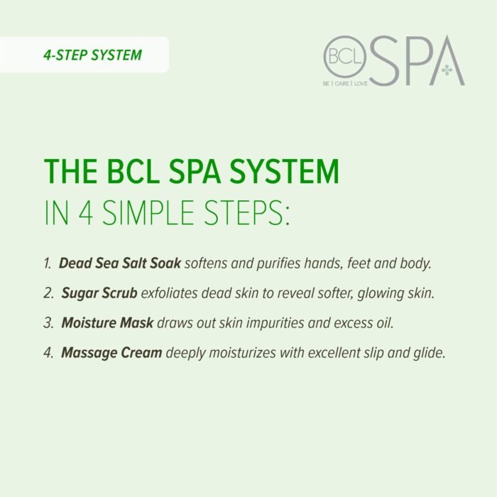 BCL SPA Massage Cream organic Lemongrass + Green Tea body lotion with shea butter, aloe vera, peppermint, argan and jojoba oils body cream to soothe, calm & revitalize the skin. Home/Pro use 16 fl oz - Image 7