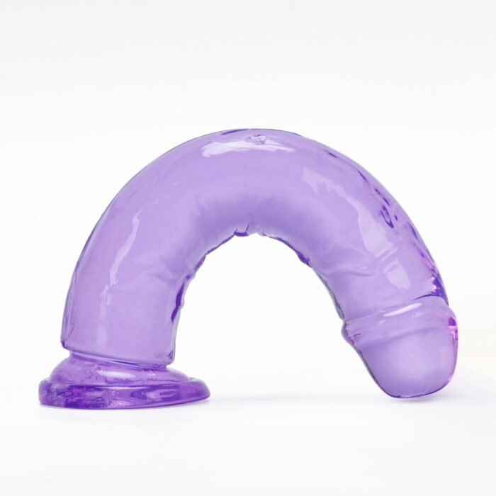 7" Realistic Jelly Dildo for Beginners,Soft Lifelike Sex Toy Thin Penis with Strong Suction Cup for Womens/Men/Gay, Adult Sex Toys for Vaginal/Anal Stimulation (7 inch Purple) - Image 4