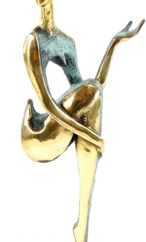 - Abstract Bronze Nude - The Sitting One II - Erotic Bronze Figure - signed M. Nick - Decor - Collectables for sale - Gift Idea - Marble based Sculpture - Decorative Statue - Figurine