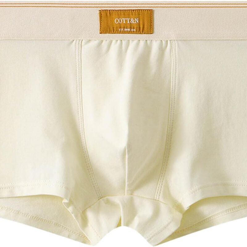 Men's Underwear Boxer Briefs, Cotton Comfortable Soft Trunks for Men, Moisture-Wicking Breathable Panties