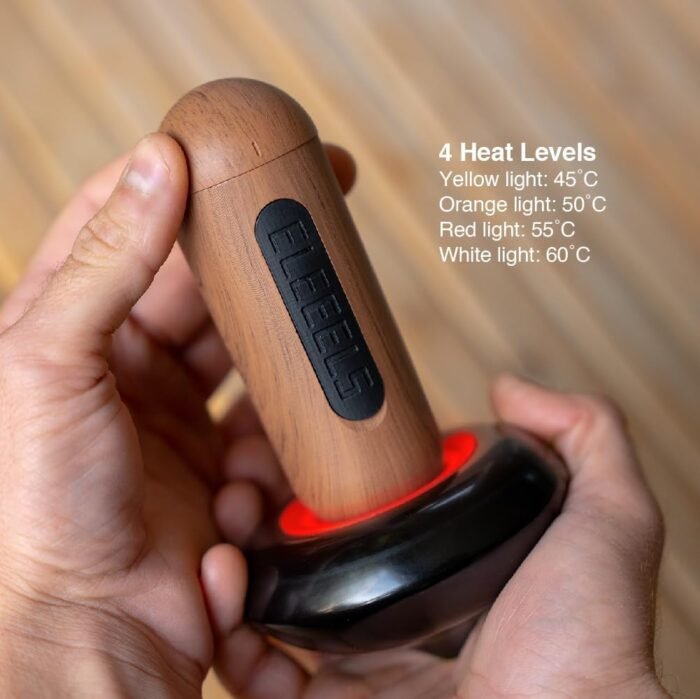 Electric Hot Stones Foot Neck Massager Wand Set with 100ml Aromatherapy Massage Oil, Fathers Day Dad Gifts, Birthday Gifts, Back Massager for Pain Relief Deep Tissue, Adjustable Heat - Image 8